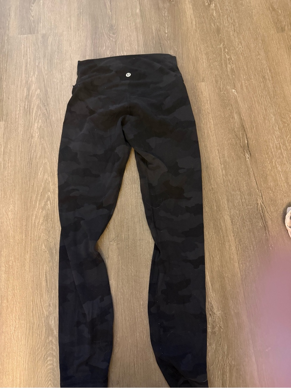 Black Camo Lululemon Leggings - Picture 2 of 3